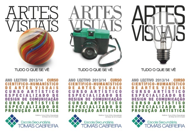Folheto - Artes Visuais - 2013/2014