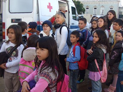 Alunos da Culatra em Faro