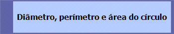 Diâmetro, perímetro e área do círculo
