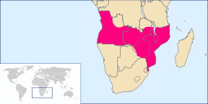 Mapa cor de rosa - Serpa Pinto