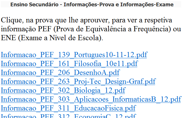 2016 - Informações-Exame e Informações-Prova