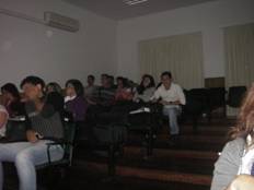 Imagens da palestra sobre resíduos