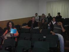 Imagens da palestra sobre resíduos